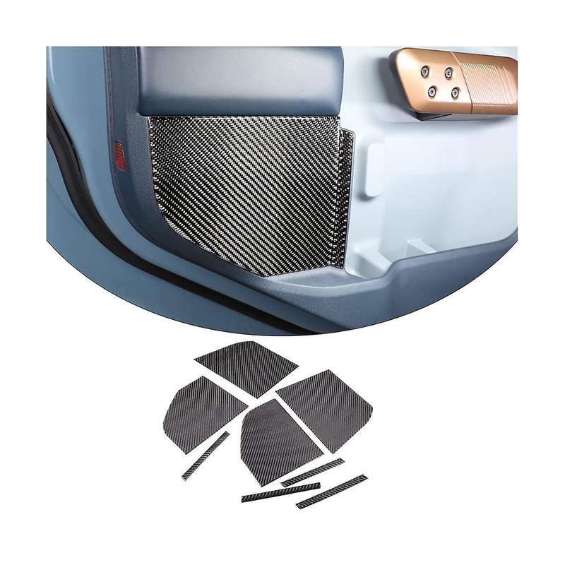 Car Inner Door Anti Kick Decorative Panel Trim Stickers for 2022 2023 Accessories - Soft Carbon Fib