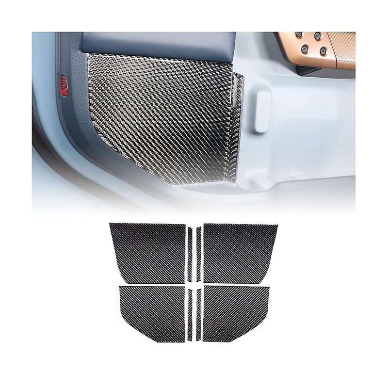 Car Inner Door Anti Kick Decorative Panel Trim Stickers for 2022 2023 Accessories - Soft Carbon Fib