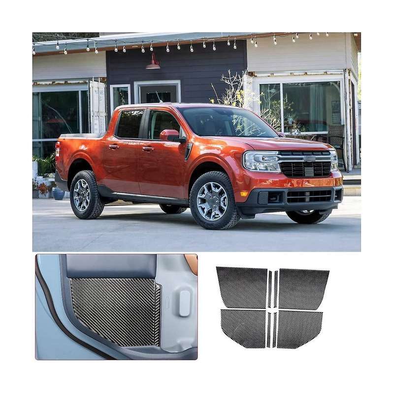 Car Inner Door Anti Kick Decorative Panel Trim Stickers for 2022 2023 Accessories - Soft Carbon Fib