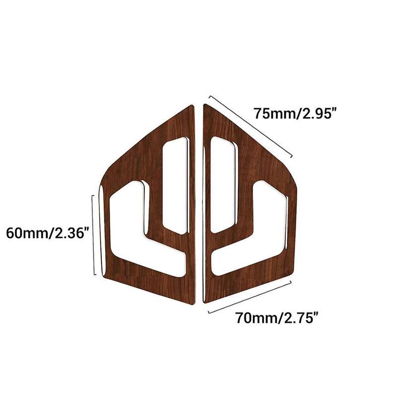 Car Inner Door Seat Adjustment Switch Cover Trim Wood Grain for C Class W204 2007-2013
