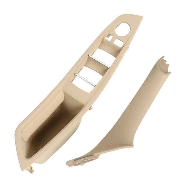 Car Inner Door Panel Handle Pull Trim Set for F10 535i 550i 528i Inner Armrest Handle 51417261929 5
