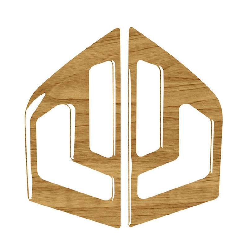 Car Inner Door Seat Adjustment Switch Cover Trim Yellow Wood Grain for C Class W204 2007-2013