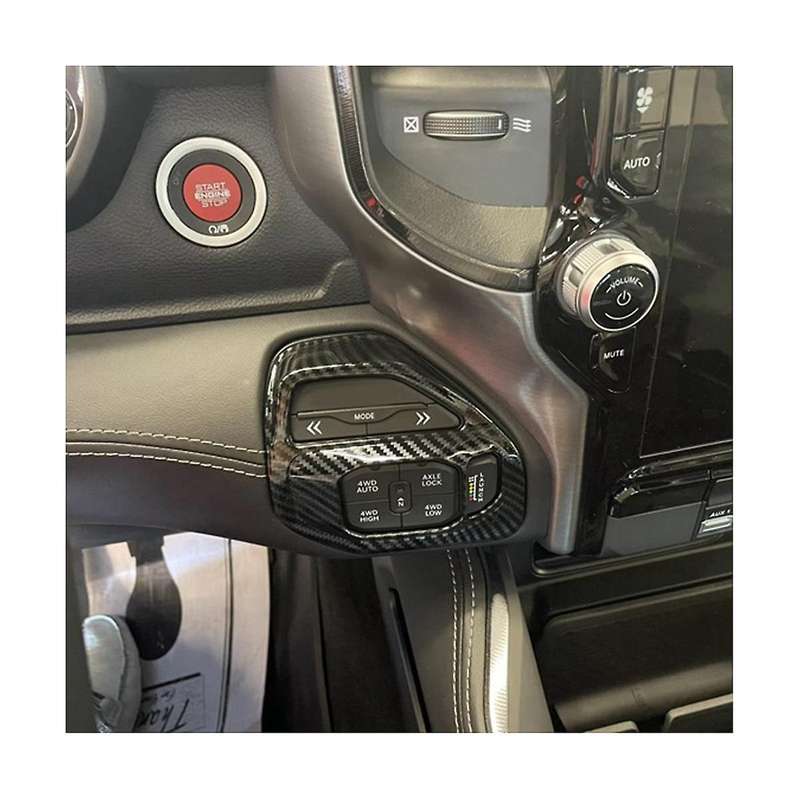 Car Inner Driving Mode Button Panel Cover Decorate Trim for Ram 1500 2023 Accessories