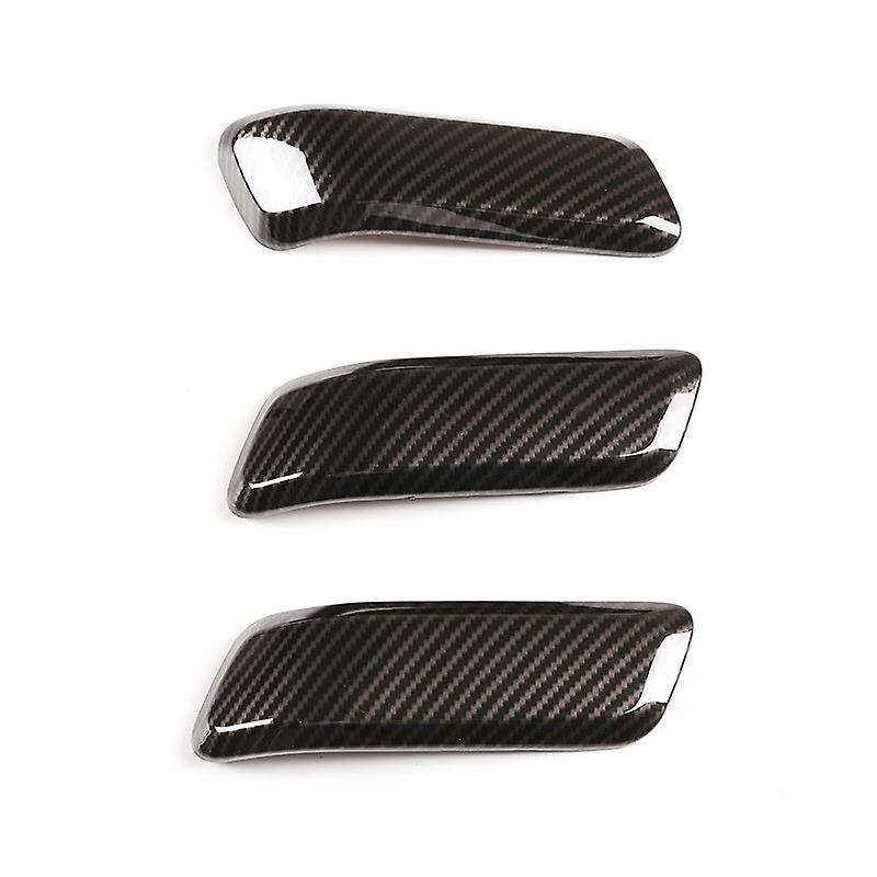 Car Inner Handle Carbon Fiber Styling Decoration Cover Stickers for 2020 2021