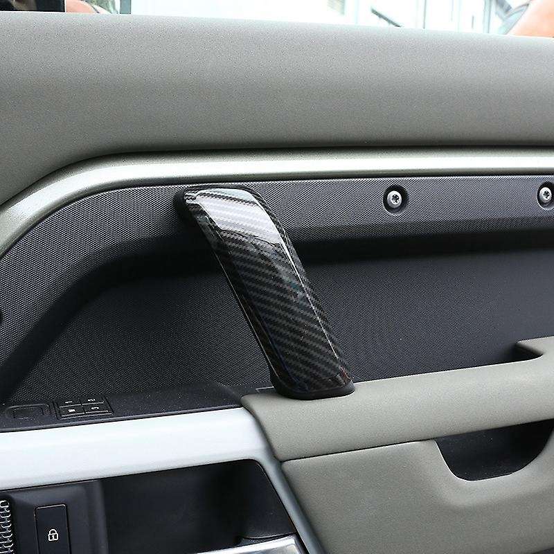Car Inner Handle Carbon Fiber Styling Decoration Cover Stickers for 2020 2021