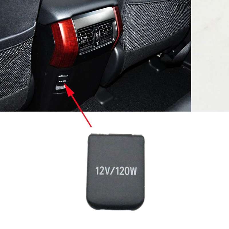 Car Inner Lighter Panel Base Cover Power Socket Cap Lid for Prado LC150 2010-2017 8553550020 Rear