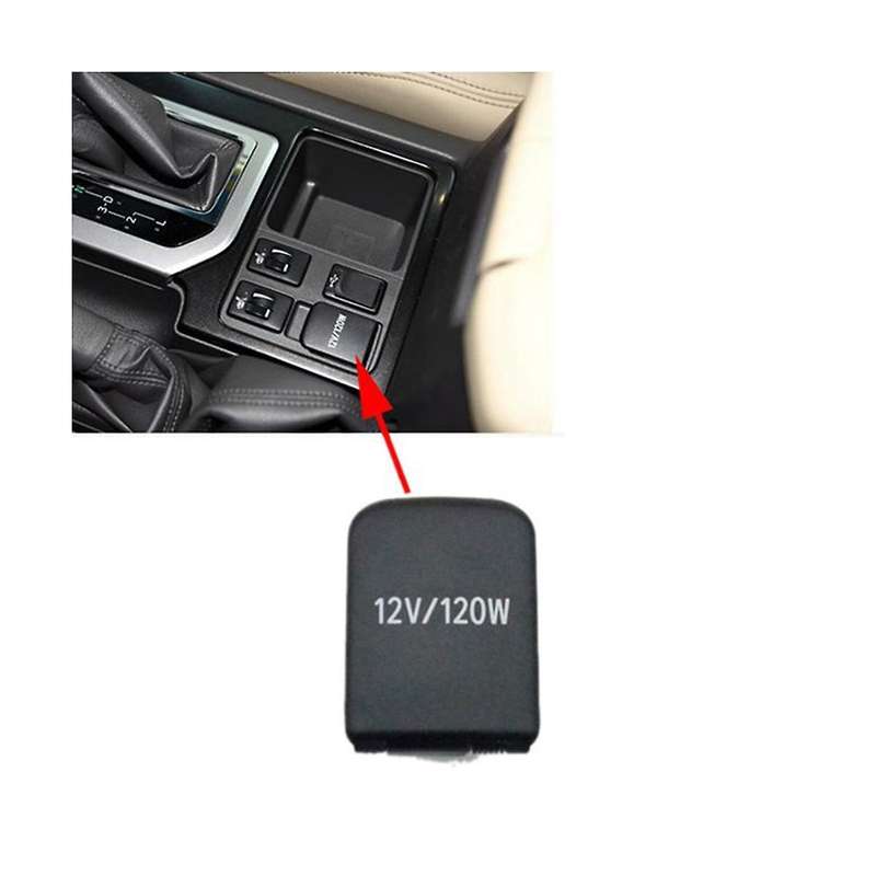 Car Inner Lighter Panel Base Cover Power Socket Cap for Prado LC150 2010-2017 85535-33060 Car Trim