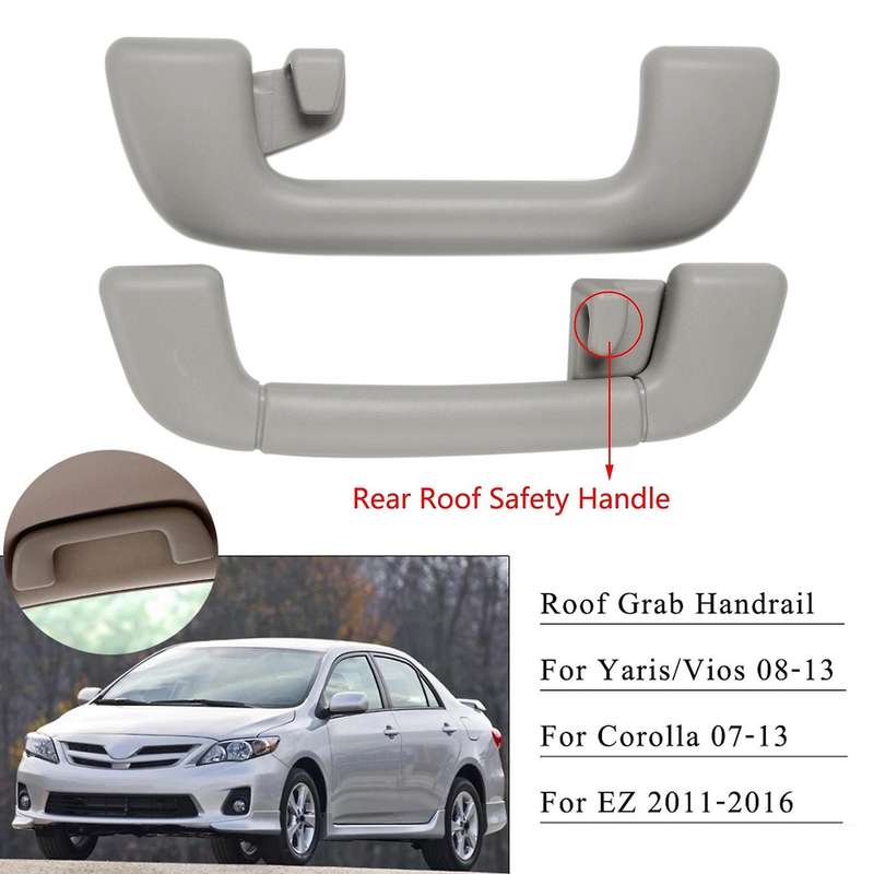 Car Inner Rear Roof Safety Handle Armrest Handrail Roof Pull Handle for 07-13 Yaris Vios 08-13 EZ 11