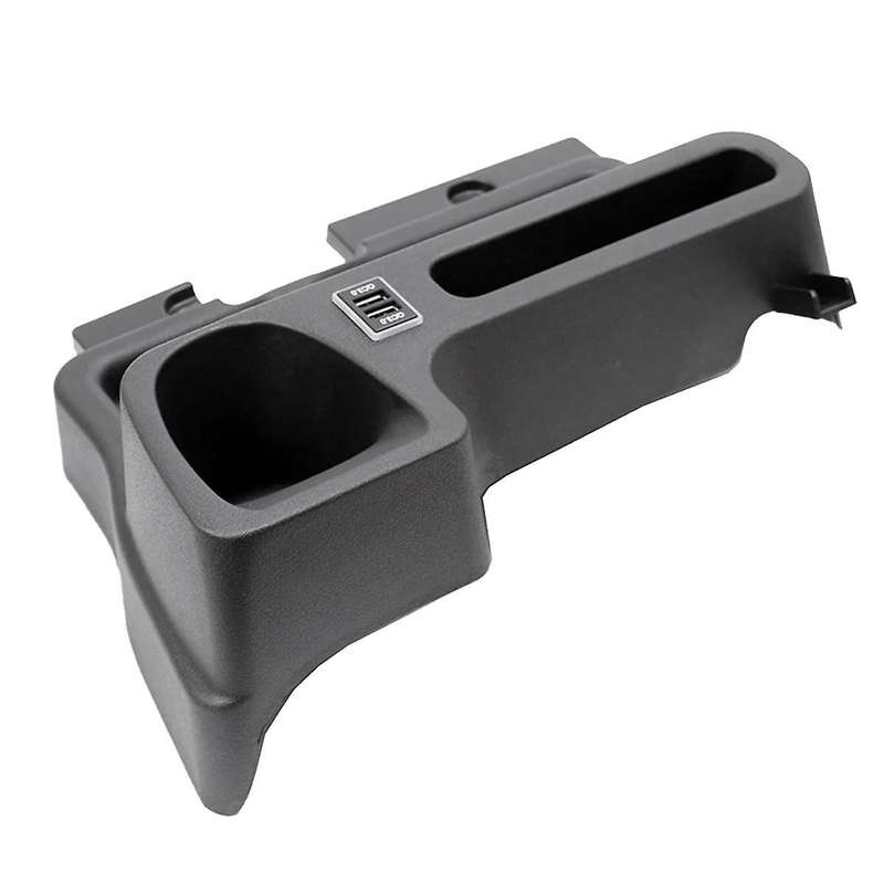Car Insert Center Console Storage Box Tray Cup Holder with Usb Port for Land Cruiser Lc70 Lc71 Lc76
