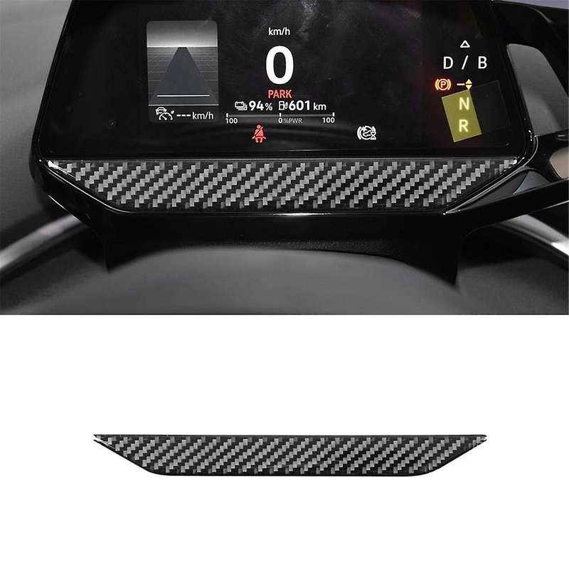 Car Instrument Dashboard Panel Cover Trim Carbon Fiber for ID.4 ID4 2021 2022 2023 Interior Accessor