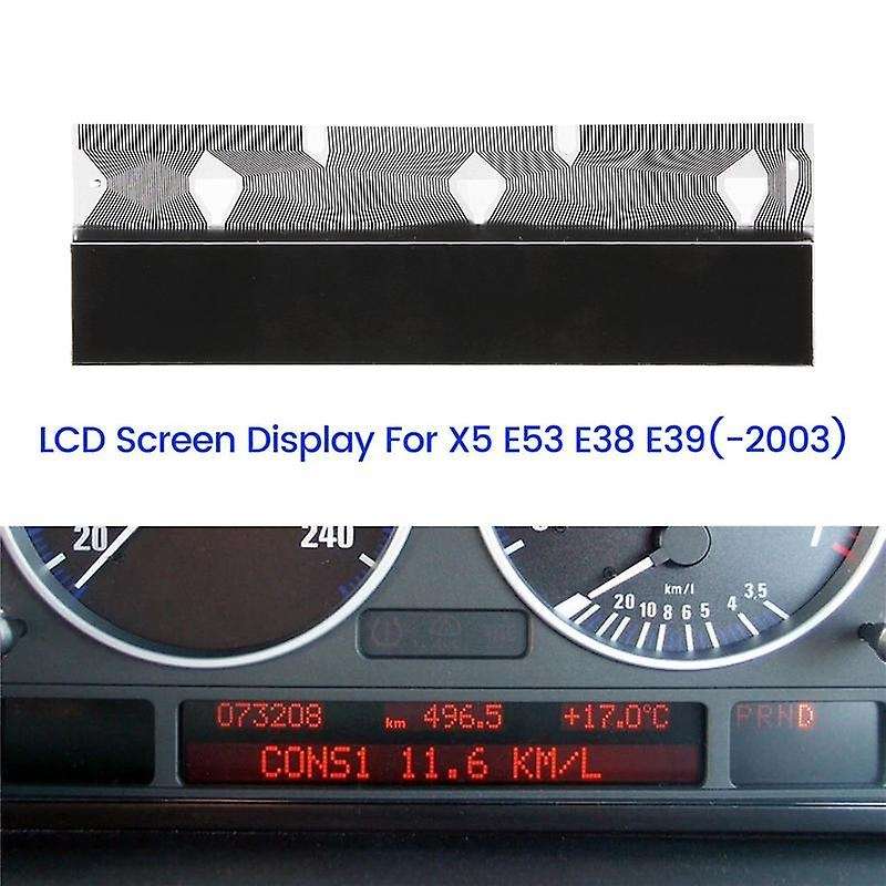Car Instrument Lcd Screen Display for  X5 E53 E38 E39(-2003) Dashboard Pixel Repair
