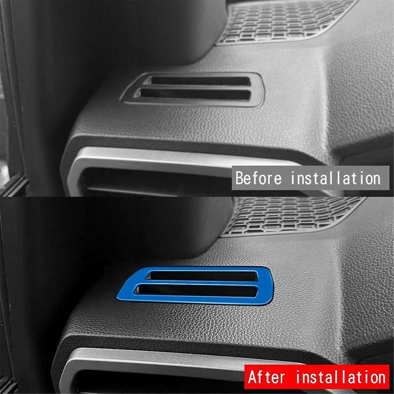 Car Instrument Panel Air Outlet Frame for 2024 A/C Air Outlet Trim Stickers Car Accessories Blue