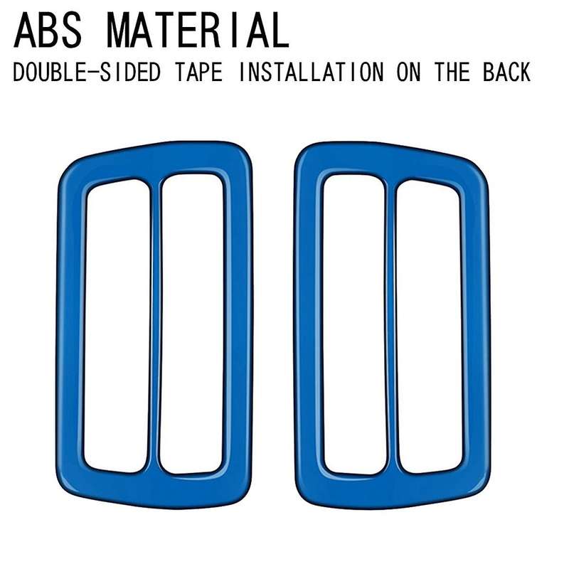 Car Instrument Panel Air Outlet Frame for 2024 A/C Air Outlet Trim Stickers Car Accessories Blue