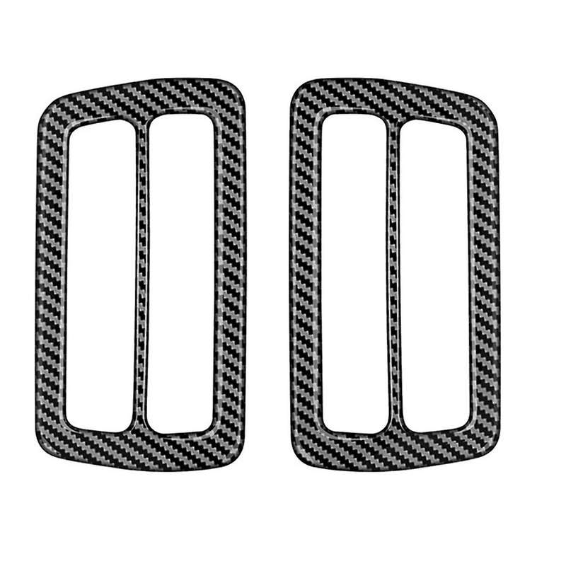 Car Instrument Panel Air Outlet Frame for 2024 A/C Air Outlet Trim Stickers Car Accessories Carbon F