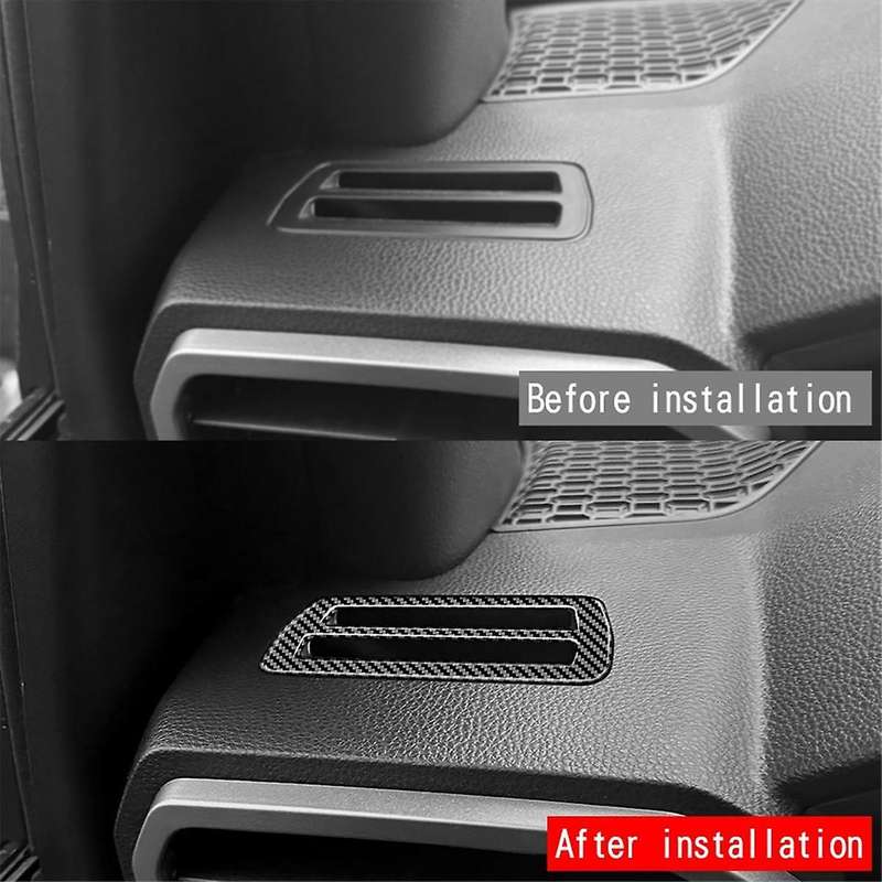 Car Instrument Panel Air Outlet Frame for 2024 A/C Air Outlet Trim Stickers Car Accessories Carbon F