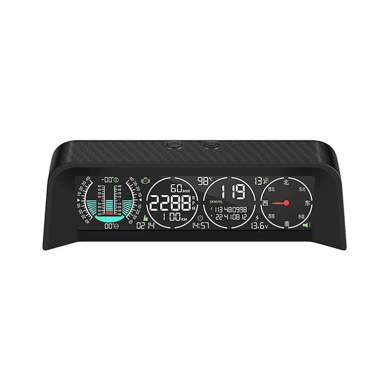 Car Intelligent Head-up Display Gps Obd Gradient Meter Car Digital Speedometer Intelligent Tilt Met