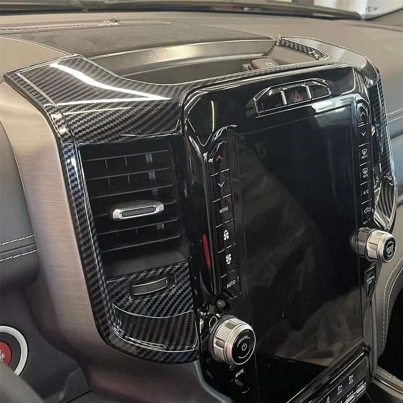 Car Interior Center Console Air Outlet Decorative Frame for Ram 1500 2023- Dashboard Stickers