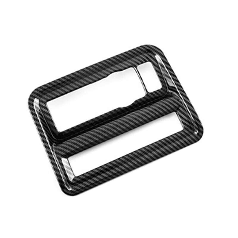 Car Interior Carbon Fiber Headlight Adjustment Switch Decoration Cover Trim for 2021 2022 2023