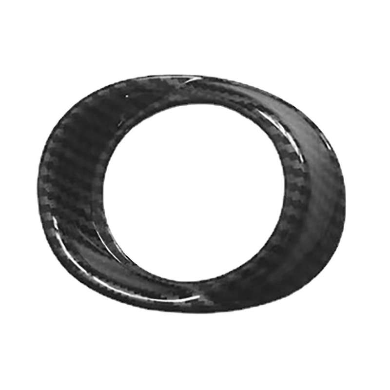 Car Interior Carbon Fiber Headlight Adjustment Switch Decoration Cover Trim for C-Class W206 2021 2