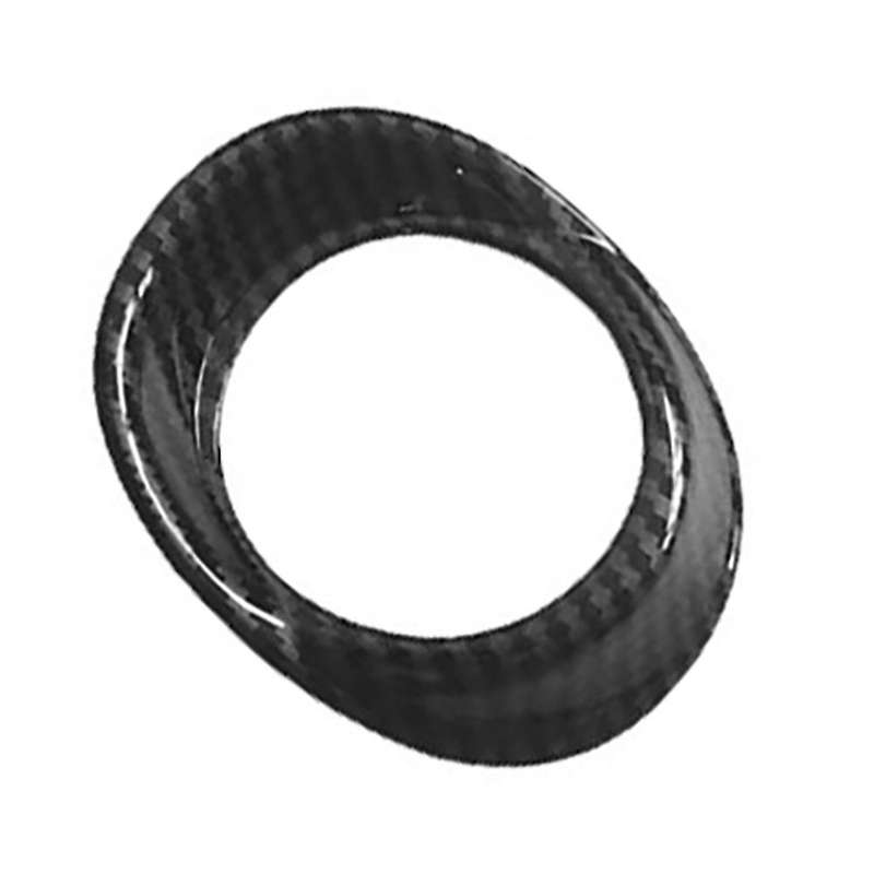 Car Interior Carbon Fiber Headlight Adjustment Switch Decoration Cover Trim for C-Class W206 2021 2