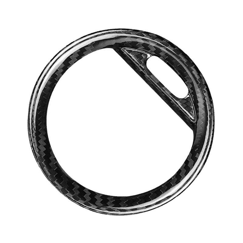 Car Interior Carbon Fiber Panel Trim for 2012-2019 Decorative Frame