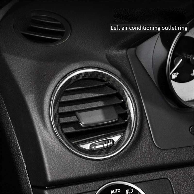 Car Interior Carbon Fiber Panel Trim for 2012-2019 Decorative Frame