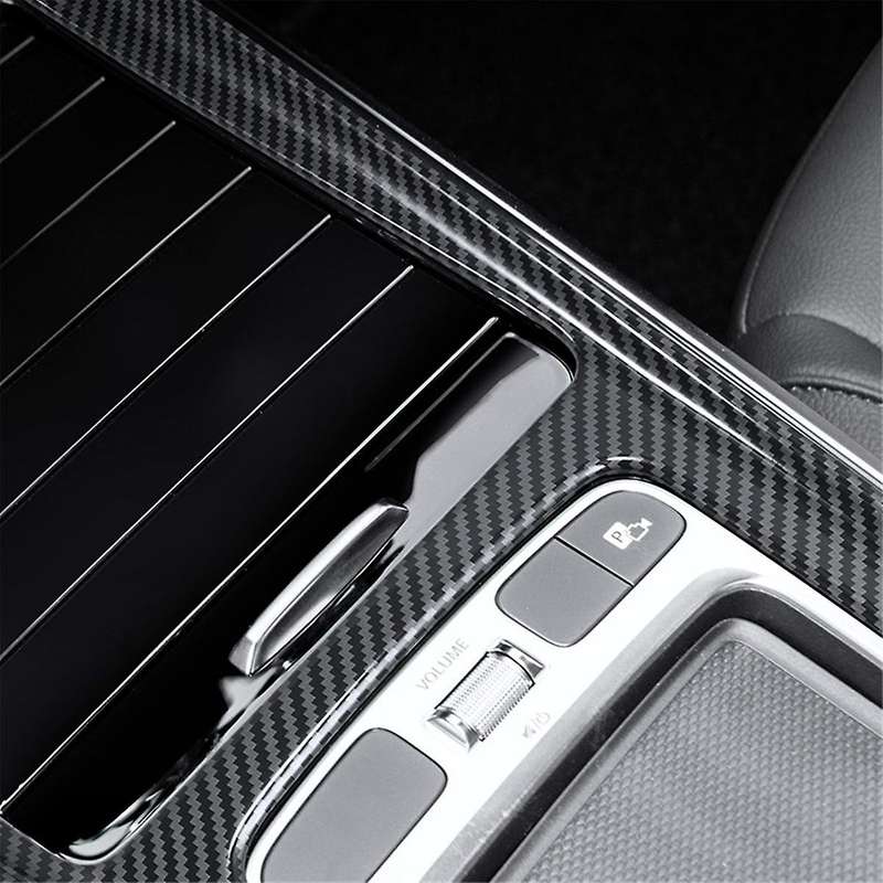 Car Interior Central Control Gear Shift Panel Trim Sticker for GLA EQA EQB without Mouse Version