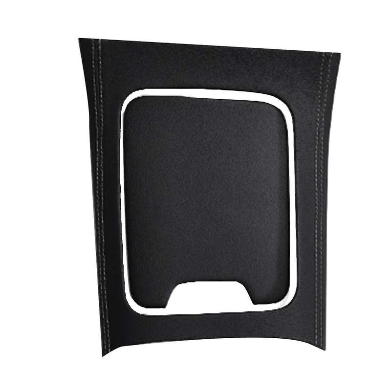 Car Interior Center Control Panel PU Pad Decorative Cover for GLC-Class X254 GLC300L 2023-2024,Black
