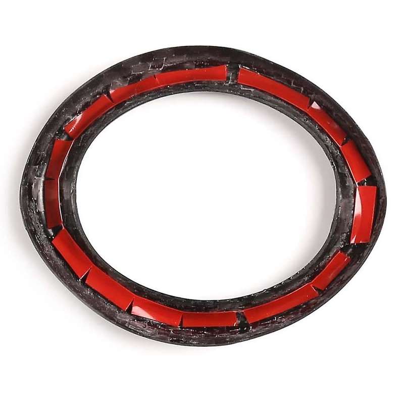 Car Interior Dashboard Clock Cover Decoration Frame Real Carbon Fiber Modified Sticker for 2014-2021