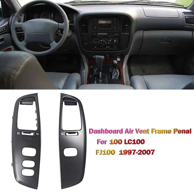 Car Interior Dashboard for Land Cruiser 100 LC100 FJ100 97-07 Air-Conditioning Outlet Black