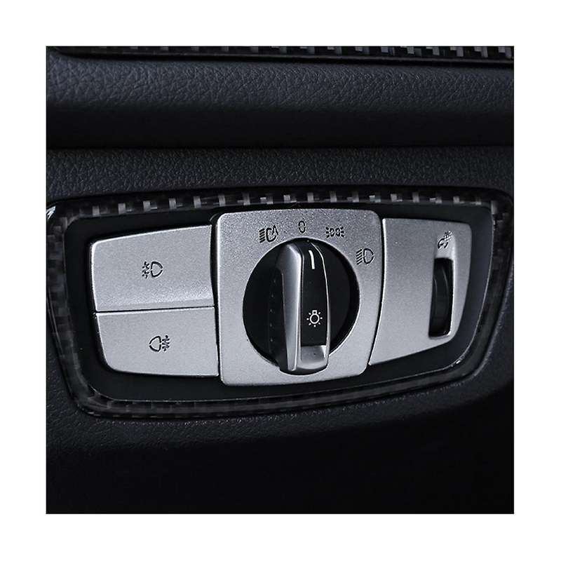 Car Interior Decals Headlight Switch Buttons Trim Interior Stickers for 1 2 3 4 Series GT X5 X6 F20