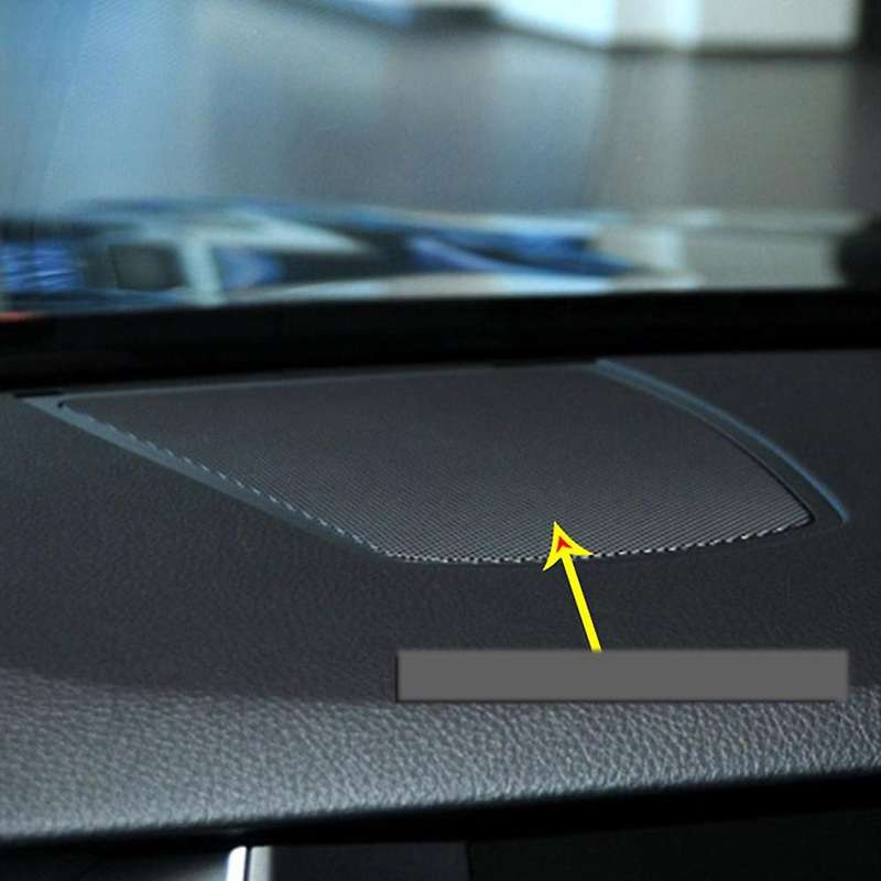 Car Interior Dashboard Loudspeaker Cover Stickers Trim for 5 Series F10 2011-2017 Car Audio Speaker