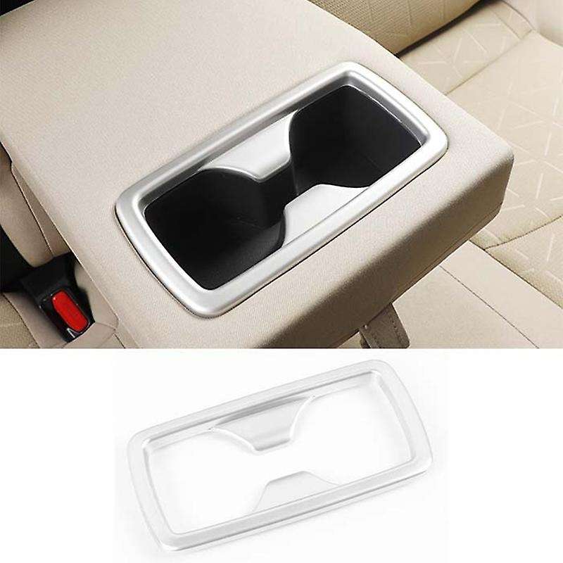 Car Interior Decoration Cup Holder Sticker Cover Trim Rear Center Armrest Water Cup Frame for 2019 2