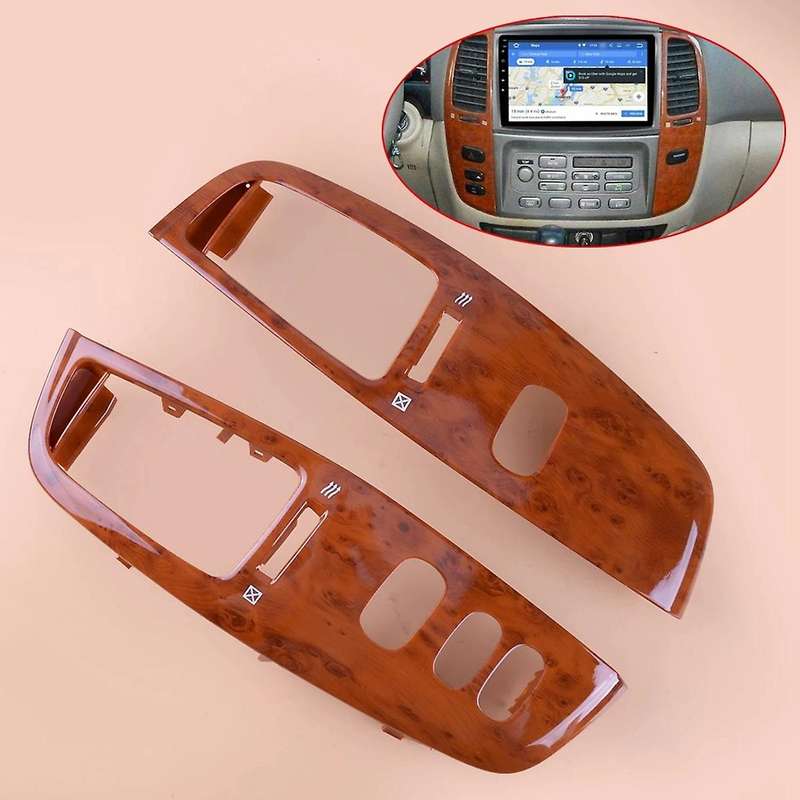 Car Interior Dashboard for Land Cruiser 100 LC100 FJ100 97-07 Air-Conditioning Outlet Wood Grain