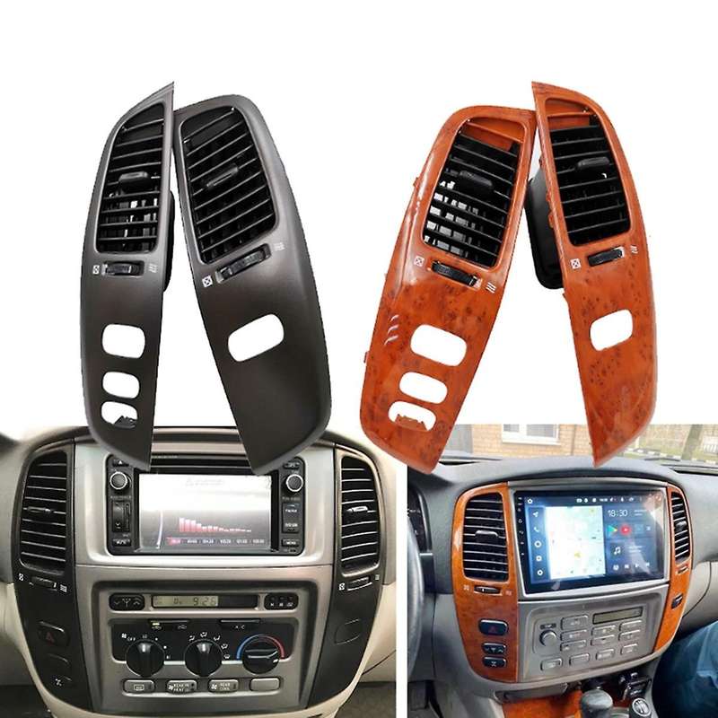 Car Interior Dashboard Frame Assembly for Cruiser 100 LC100 Ujz100 FJ100 1997-2007 Wood Grain