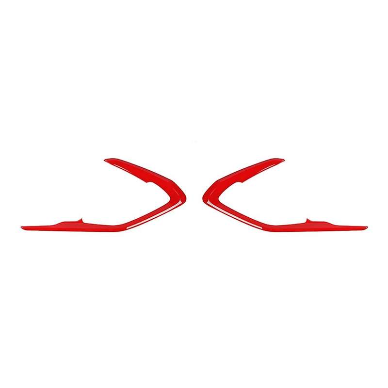 Car Interior Door Decoration Cover Trim Stickers for 2016-2020 Accessories, ABS Red