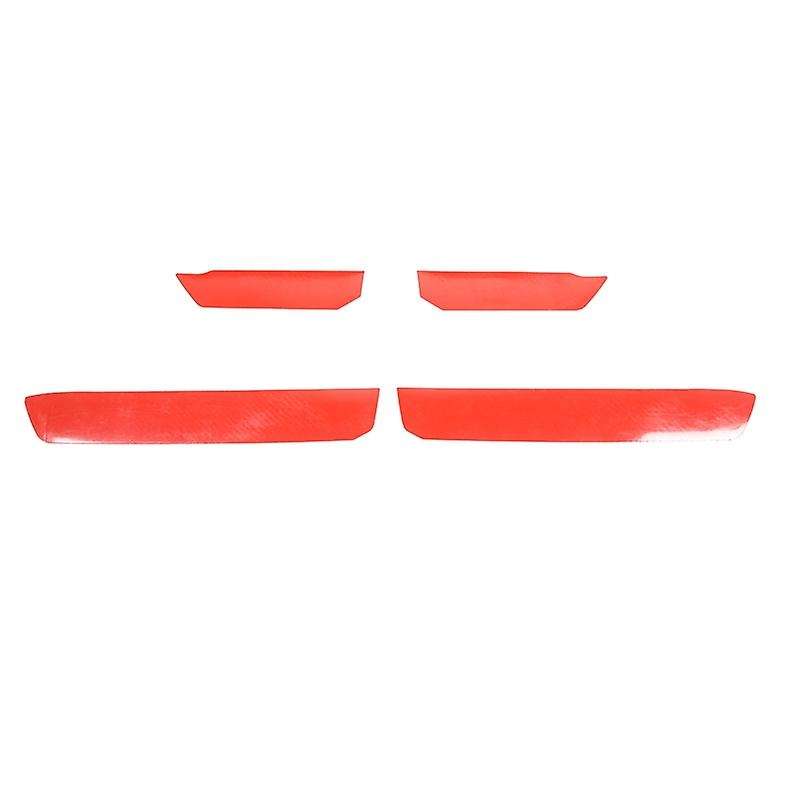 Car Interior Door Armrest Decoration Trim Cover Accessories for 2015-2020, Carbon Fiber
