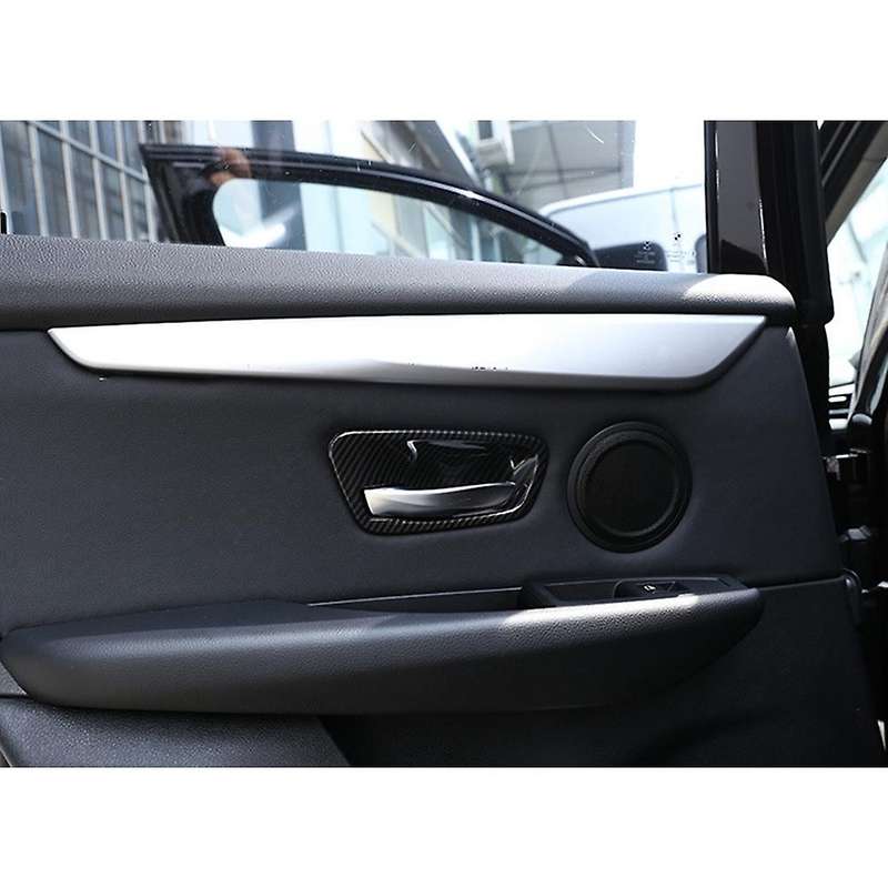 Car Interior Door Bowl Cover Trim Carbon Fiber for 2 Series Gran Tourer F45 F46 218I 2014-2018