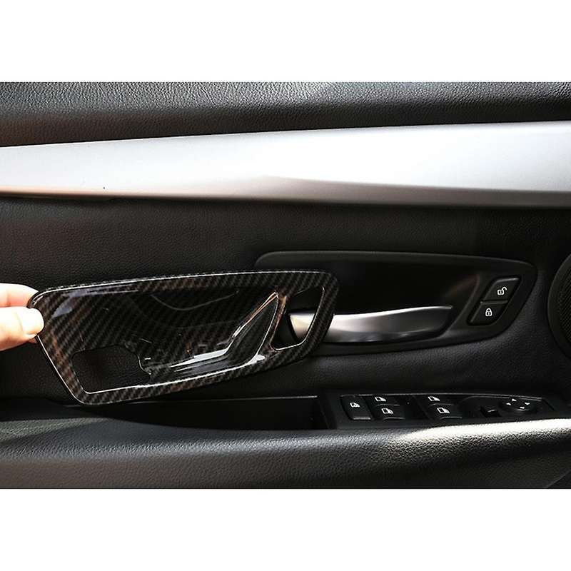 Car Interior Door Bowl Cover Trim Carbon Fiber for 2 Series Gran Tourer F45 F46 218I 2014-2018