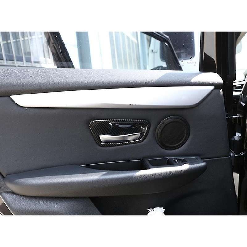 Car Interior Door Bowl Cover Trim Carbon Fiber for 2 Series Gran Tourer F45 F46 218I 2014-2018