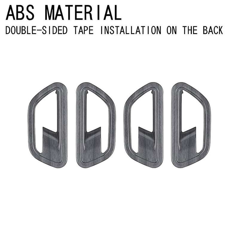 Car Interior Door Handle Bowl Cover Trim for 2024+ Car Interior Accessories Carbon Fiber Pattern