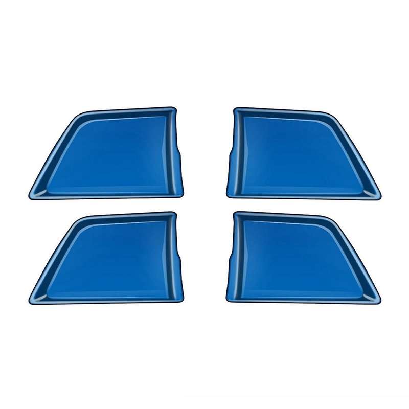 Car Interior Door Handle Bowl Cover Trim for 2024 Car Interior Accessories Blue