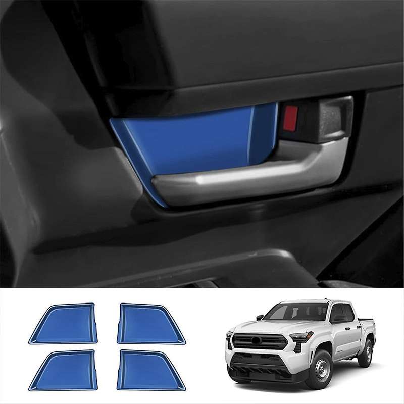 Car Interior Door Handle Bowl Cover Trim for 2024 Car Interior Accessories Blue
