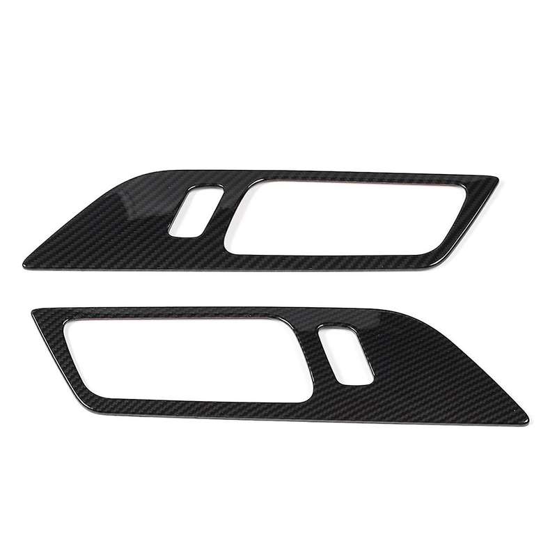 Car Interior Door Handle Bowl Cover Trim Frame Interior Accessories for 2015-2020 (Carbon Fiber)