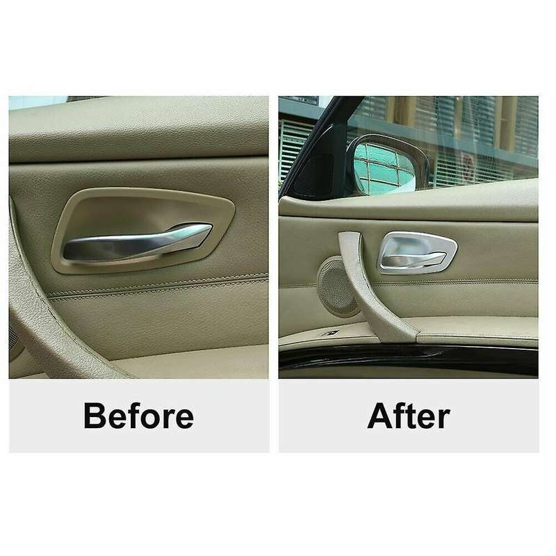 Car Interior Door Handle Bowl Frame Protective Cover for- 3 Series E90 2005-2012