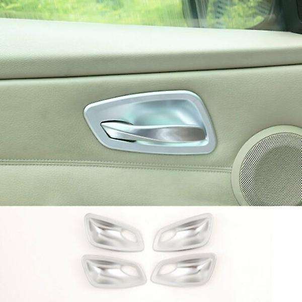 Car Interior Door Handle Bowl Frame Protective Cover for- 3 Series E90 2005-2012