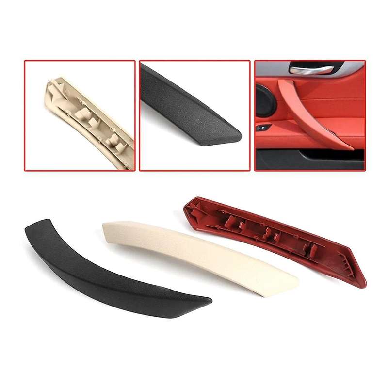 Car Interior Door Handles Passenger Door Pull Handle Cover Trim for Z4 E89 2009-2016 51419186731 Bla