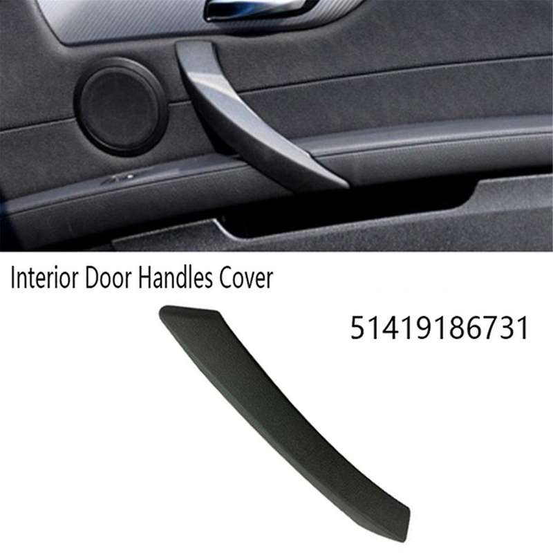 Car Interior Door Handles Passenger Door Pull Handle Cover Trim for Z4 E89 2009-2016 51419186731 Bla