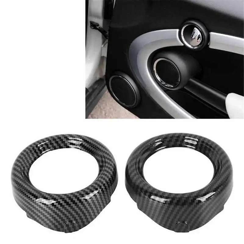 Car Interior Door Handle Trim Cover Style Door Handle Panel Frame Sticker for R54 R56