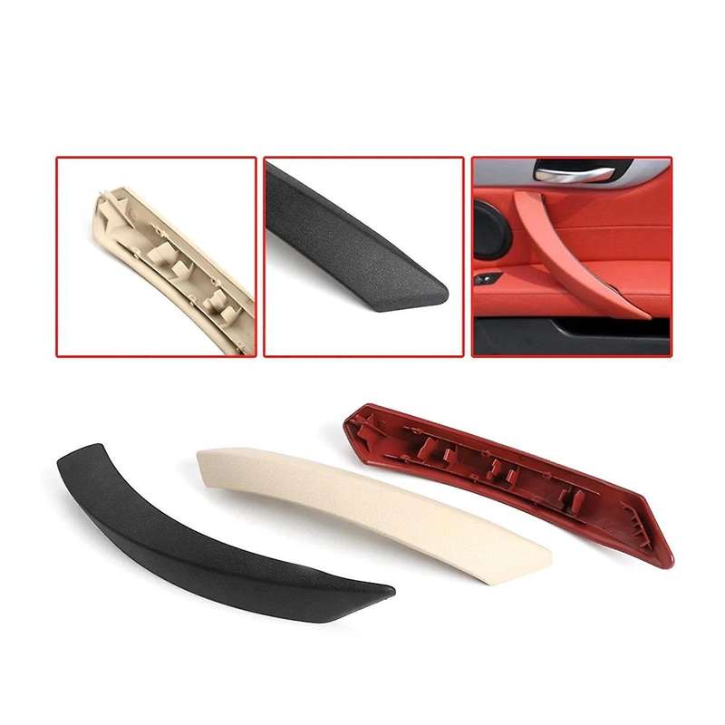 Car Interior Door Handles Passenger Door Pull Handle Cover Trim for Z4 E89 2009-2016 51419186731 Red